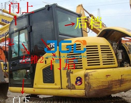 درب و پنجره بیل مکانیکی PC60-8 70-8 چپ و راست جلو و عقب شیشه جلو