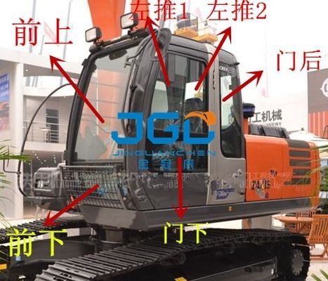 ZX360 210 240 200-3G Excavator جلو و عقب دنده چپ و راست درها، شیشه جلو بالا و پایین