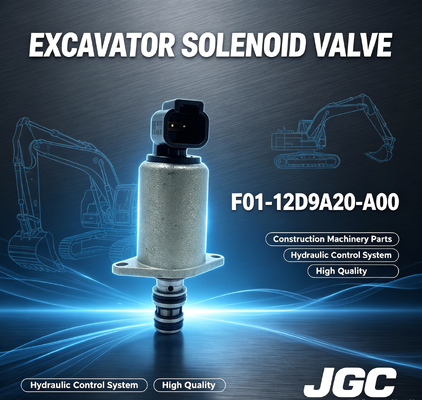 دریچه سولینوئید با کیفیت بالا F01-12D9A20-A00 برای قطعات ماشین آلات حفاری مناسب است