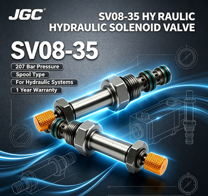 SV08-35 ولول سولناید هیدرولیک برقی با پیچ در فشار 207 بار 1 سال گارانتی برای سیستم های هیدرولیک