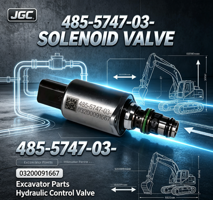 485-5747-03- 03200091667 SOLENOID VALVE قطعات حفاری با کیفیت خوب