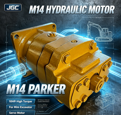 M14 پارکر سرو موتور 10hp موتور هیدرولیک چرخش بالا برای مینی حفاری
