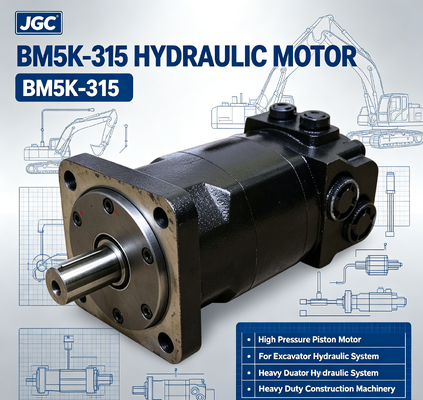 موتور هیدرولیک BM5K-315 موتور پیستونی فشار بالا برای سیستم هیدرولیک بیل مکانیکی ماشین آلات سنگین ساختمانی