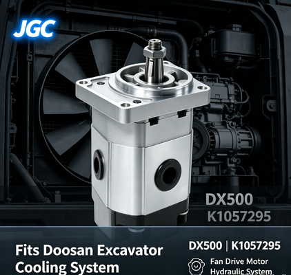 K1057295 DX500 موتور هيدروليک فن درايو موتور هيدروليک فن حفاري با کارايي بالا موتور هيدروليک براي حفاري دوسان