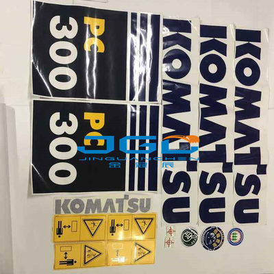 برچسب بدنه دستگاه قطعات یدکی بیل مکانیکی PC130 PC160 PC200 PC240 PC360