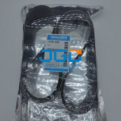 تسمه یدکی بیل مکانیکی 14PK1560 قطعات یدکی ماشین آلات ساختمانی