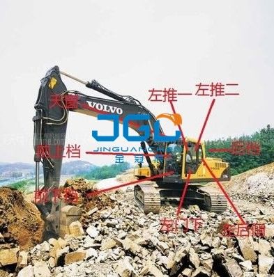 EC120Blc 140B بیل مکانیکی جلو و عقب در و پنجره چپ و راست شیشه جلو شیشه ای چند لایه