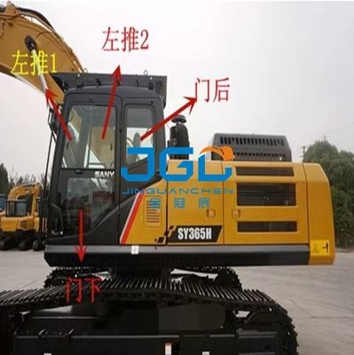 بیل مکانیکی 135C-8 135C-9 215C-9 365H دنده جلویی Downgear درب کشویی بازوی راست شیشه ای
