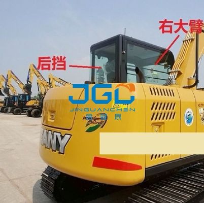 بیل مکانیکی SY75C SY65C دنده جلوی جلو دنده پایین درب نورگیر درب پایینی عقب بافل چپ شیشه سکوریت