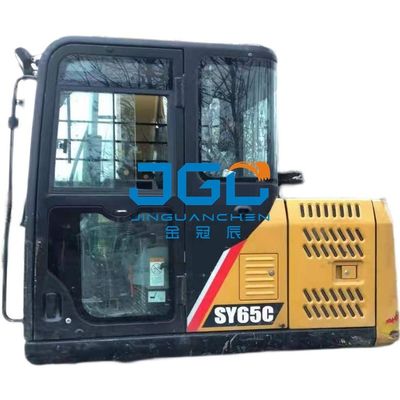 بیل مکانیکی SY75C SY65C دنده جلوی جلو دنده پایین درب نورگیر درب پایینی عقب بافل چپ شیشه سکوریت