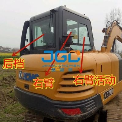 بیل مکانیکی XE60D جلو شیشه جلو درب پایین نورگیر بازوی راست شیشه سکوریت