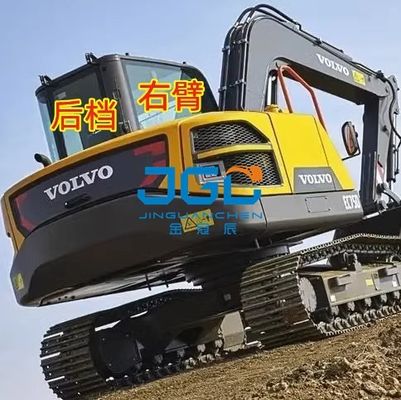 EC75D شیشه بیل مکانیکی جلو و پایین درب چپ فشاری شیشه جلوی عقب سمت راست نورگیر بزرگ