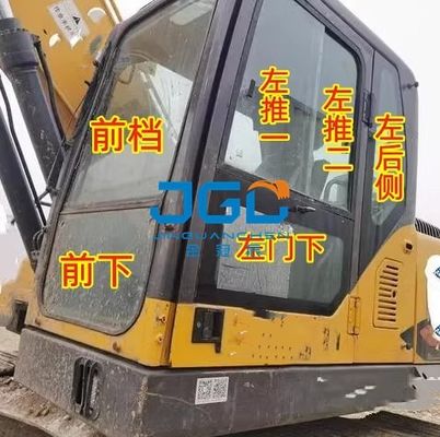 FR225D 220E 260E 150E 170E بیل مکانیکی جلوی دنده بادگیر شیشه ای پنجره را فشار دهید و بکشید