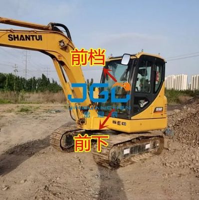 SE60-9 SE60 بیل مکانیکی جلو دنده باد درب چپ پنجره کشویی عقب دنده بازوی راست شیشه سکوریت