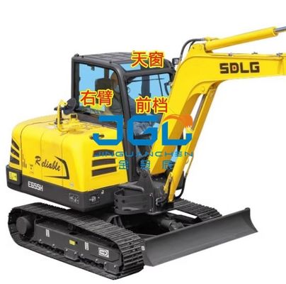 E690H/635/655/675/685 بیل مکانیکی جلو پنجره بازوی عقب خم بازوی راست نورگیر