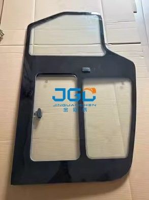 75S-9 75X شیشه بیل مکانیکی تمام درب شیشه ای با اتصالات یکپارچه پنجره کوچک