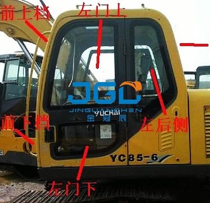 YC85-6 135-6 85-8 135-8 85-7 بیل مکانیکی جلو استاپ چپ و راست شیشه عقب