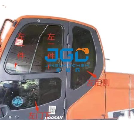 DX225-9C 75 260 بازوی راست بیل مکانیکی شیشه ای شیشه ای بادگیر جلو پنجره کشویی بادگیر است