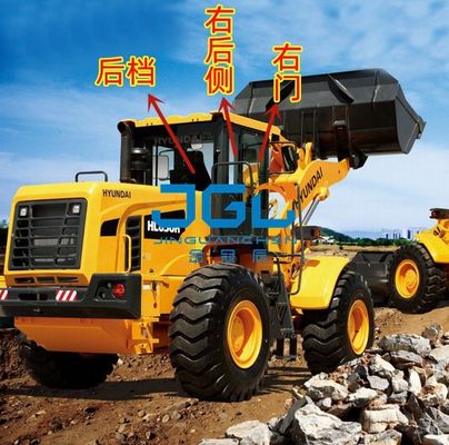 HL850K 850KS لودر چرخ دنده بادی جلو درب چپ بالا و پایین سمت عقب دنده عقب شیشه سکوریت