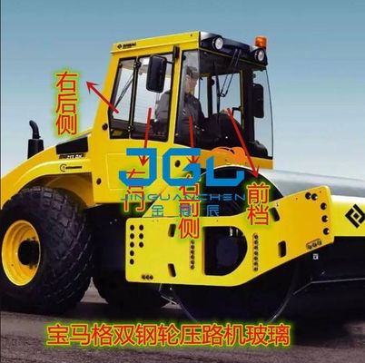 Road Roller 203AD-4 202 درب چپ و راست پنجره عقب بافل سمت عقب با شیشه سوراخ دار