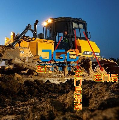 B160C بولدوزر چرخ بادی جلو درب چپ و راست درب عقب درب جانبی قابل جابجایی چرخ عقب شیشه گرم
