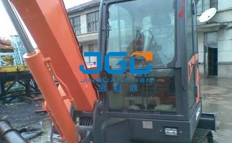 DH60-7 بیل مکانیکی جلو بافل عقب درب چپ و راست پنجره سقفی بالا و پایین شیشه جلو
