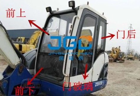 ZE60E-1 80E-1 حفاری جلو، عقب، درب چپ و راست، شیشه جلو بالا و پایین