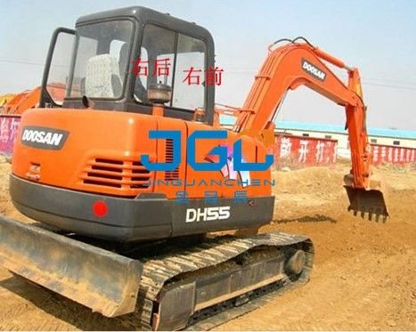 شیشه حفاری DH55-LC-7 شیشه جلو و عقب، درب و پنجره چپ و راست