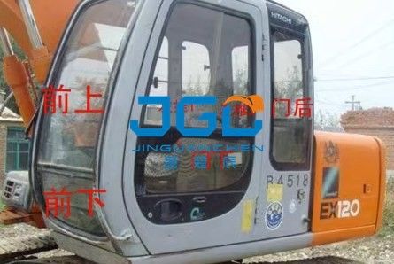EX120-5 60-5 شیشه حفاری جلو و عقب درهای چپ و راست و پنجره های سمت بالا و پایین