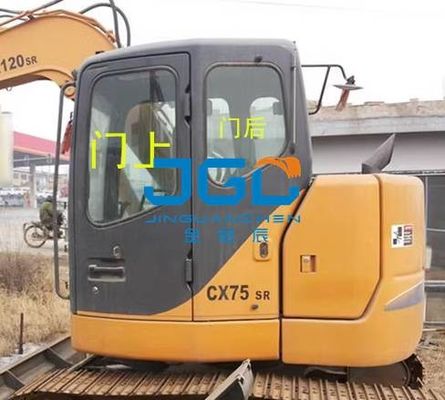 CX75 حفاری درب شیشه ای و پنجره چپ و راست جلو و عقب بازوی بزرگ شیشه جلو