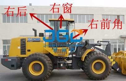 ZL50GV Loader Gear جلو بلوک عقب چپ و راست درها و پنجره شیشه جلو