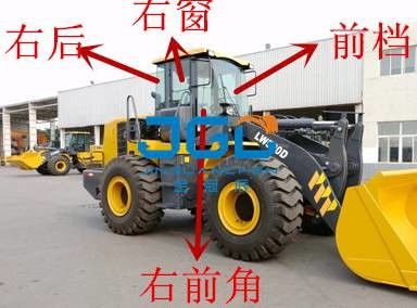 LW500D 550 600FV Loader Gear جلو درب عقب پنجره چپ و راست شیشه جلو
