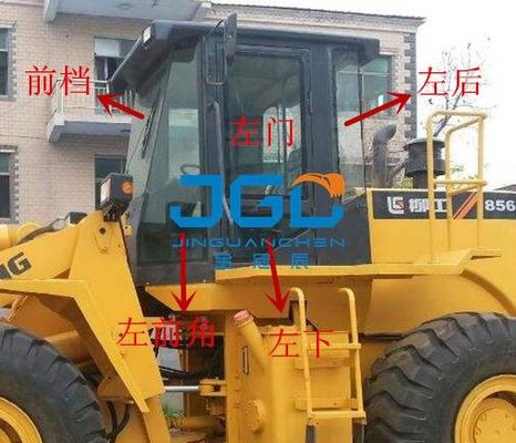LG856 Loader Front Stop Rear Stop چپ و راست پنجره شیشه جلو شیشه گوشه ای