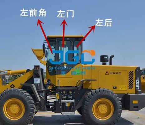 L933D Loader Front Stop Rear Stop چپ و راست پنجره گوشه جانبی شیشه جلو