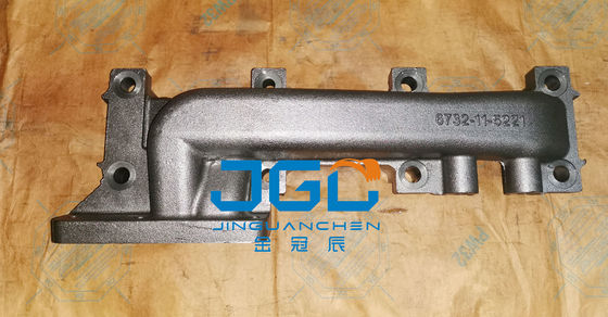 کیفیت بالا S4D102 خروجی Manifold FIT 6732-11-5221 برای Komatsu WA120-3L