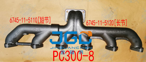 موتور دیزل با کیفیت بالا برای کاماتسو 300-8 خروجی Manifold 6745-11-5120+6745-11-5110