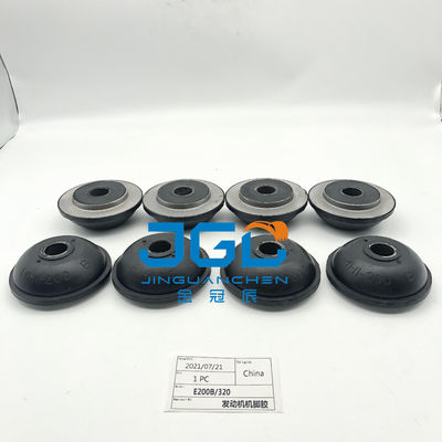 قطعات موتور حفاری E200B E320 موتور Mount لاستیک برای موتور جلو و عقب