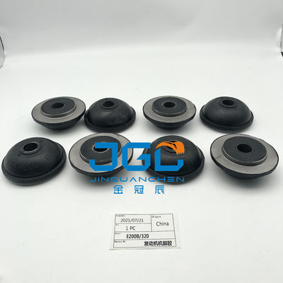 قطعات موتور حفاری E200B E320 موتور Mount لاستیک برای موتور جلو و عقب