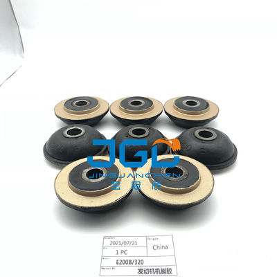 قطعات موتور حفاری E200B E320 موتور Mount لاستیک برای موتور جلو و عقب