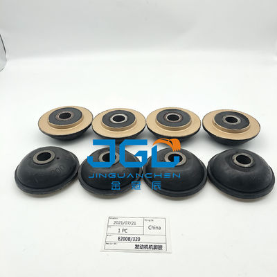 قطعات موتور حفاری E200B E320 موتور Mount لاستیک برای موتور جلو و عقب