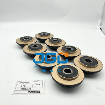 قطعات موتور حفاری E200B E320 موتور Mount لاستیک برای موتور جلو و عقب