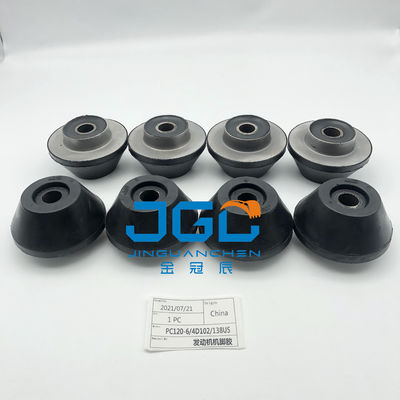 نصب موتور سیستم های موتور قطعات نصب کفپوش لاستیکی پاهای بامپر برای PC120-6 4D120 PC138US Excavato