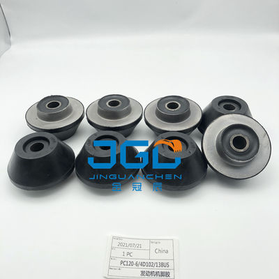 نصب موتور سیستم های موتور قطعات نصب کفپوش لاستیکی پاهای بامپر برای PC120-6 4D120 PC138US Excavato