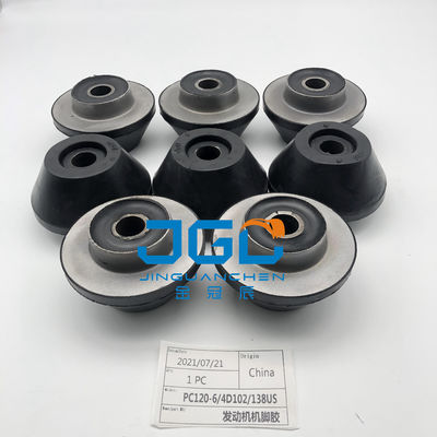 نصب موتور سیستم های موتور قطعات نصب کفپوش لاستیکی پاهای بامپر برای PC120-6 4D120 PC138US Excavato