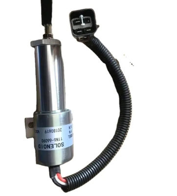 24v هیدرولیک توقف سولناید اصلی 11N6-66090-24 حفاری سوخت توقف خاموش شدن قطعات موتور سولناید