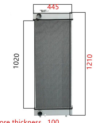 4429250 حفاری ZAX300-3 ZAX330-3H ZAX330-3F ZAX330-5G رادیاتور