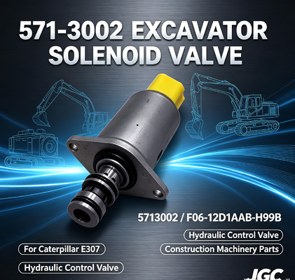 برای 571-3002 5713002 Excavator E307 دریچه سولناید هیدرولیک F06-12D1AAB-H99B