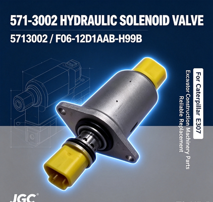 برای 571-3002 5713002 Excavator E307 دریچه سولناید هیدرولیک F06-12D1AAB-H99B