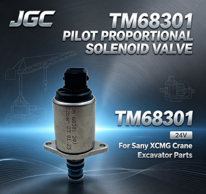 STAR ZEBRA TM68301 قطعات حفاری Thomas Pilot Proportional Solenoid Valve برای جرثقیل سانی XCMG 24V برای صنایع خرده فروشی