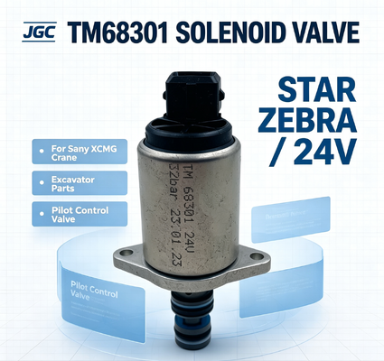 STAR ZEBRA TM68301 قطعات حفاری Thomas Pilot Proportional Solenoid Valve برای جرثقیل سانی XCMG 24V برای صنایع خرده فروشی